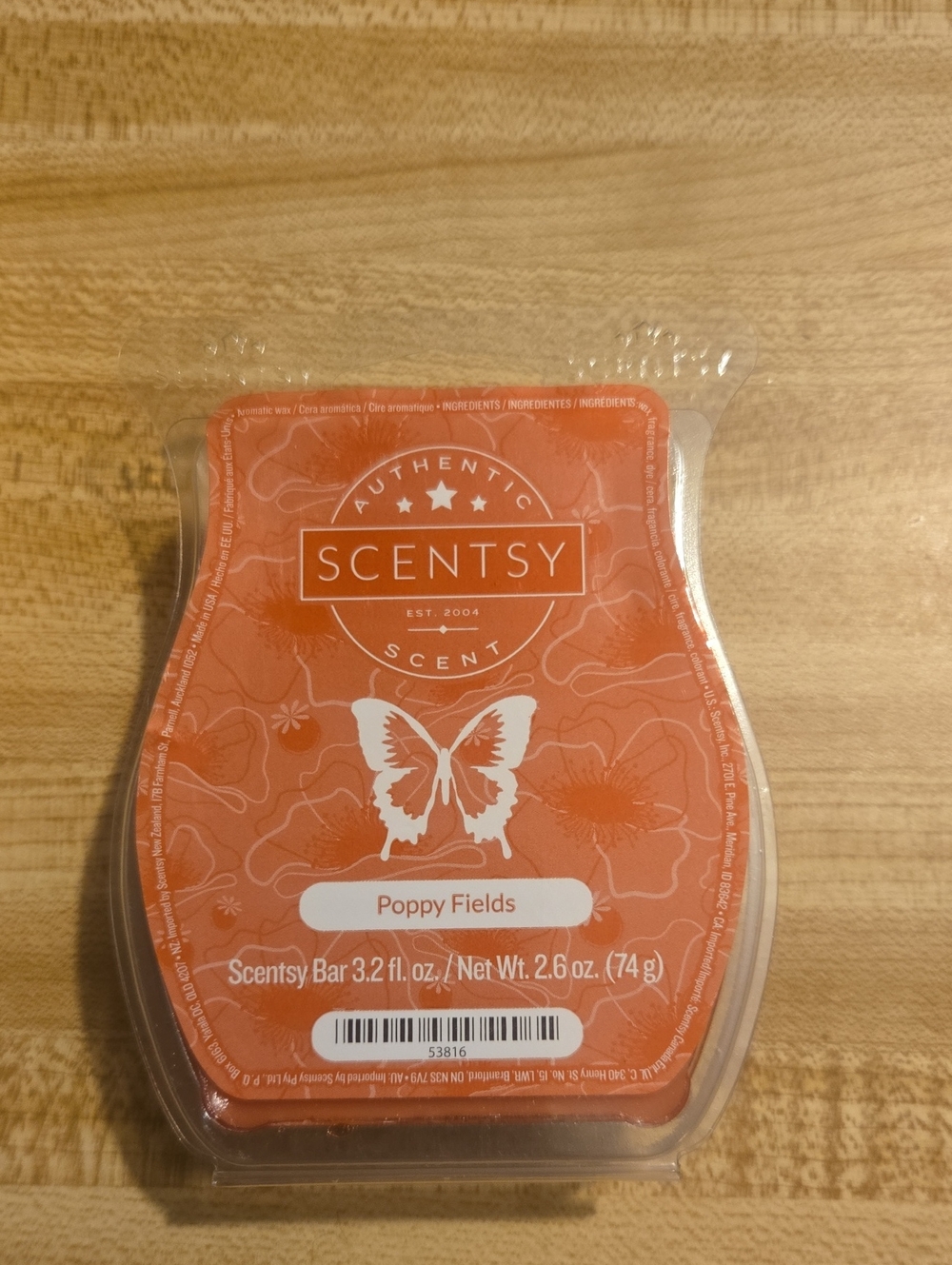 Scentsy Poppy Fields Wax Bar